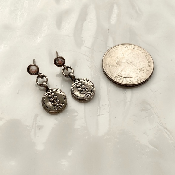 Silpada “Poetry in Motion”Botanical Drop Earrings on post P1689 - Picture 6 of 8